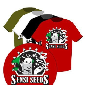 Koszulki z logo Sensi Seeds | TanieSianie.pl