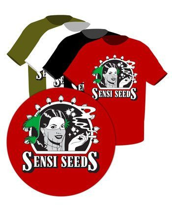 Koszulki z logo Sensi Seeds | TanieSianie.pl