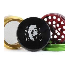 Bob Marley Rasta Aluminium Grinder | TanieSianie.pl