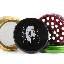 Bob Marley Rasta Aluminium Grinder | TanieSianie.pl