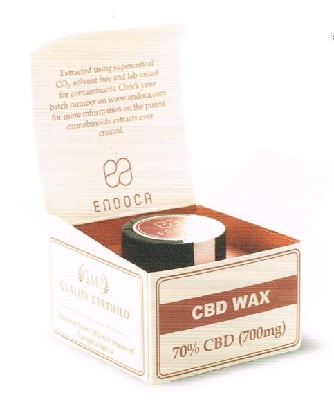 Endoca CBD Wax 70% (700 mg) | TanieSianie.pl