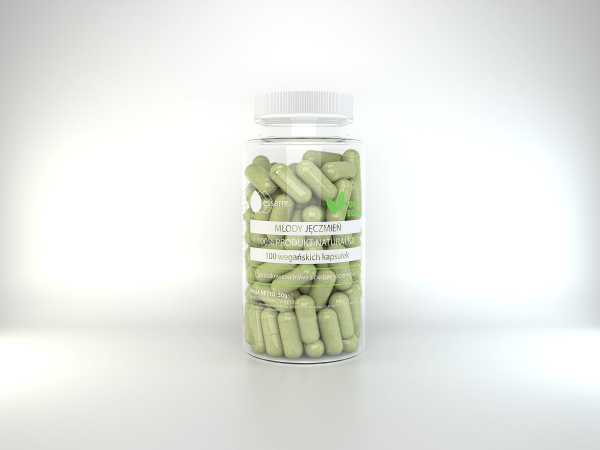 Naturalny młody jęczmień 100 szt. | TanieSianie.pl
