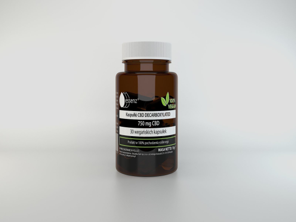 Kapsułki CBD z olejem konopnym 750 mg | TanieSianie.pl