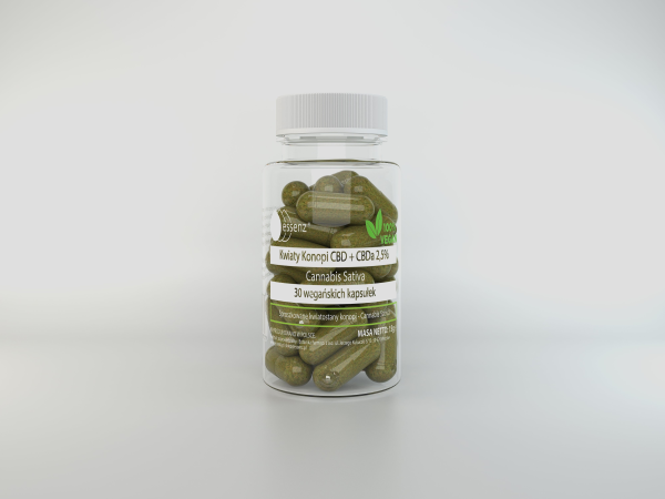 Kwiaty konopi CBD w kapsułkach 30 szt | TanieSianie.pl