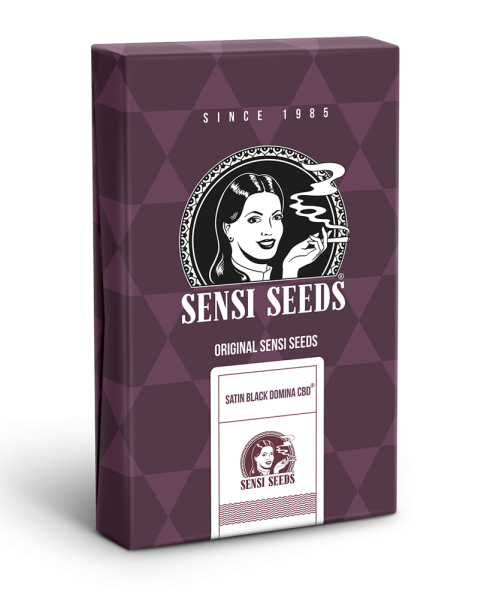 Satin Black Domina CBD - SENSI SEEDS | TanieSianie.pl