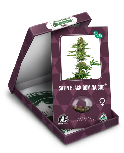 Satin Black Domina CBD - SENSI SEEDS | TanieSianie.pl