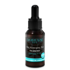 Olej konopny Vet CBD+CBG 1500mg 15ml | TanieSianie.pl