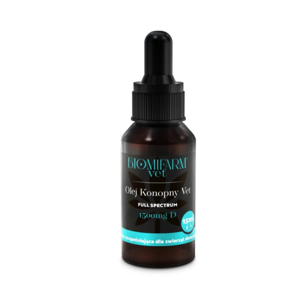 Olej konopny Vet CBD 1500mg 15ml | TanieSianie.pl
