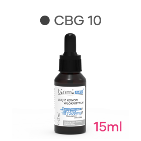 Olej konopny CBG/CBGA 1500mg fitozwiązków - FULL SPECTRUM 15ml | TanieSianie.pl